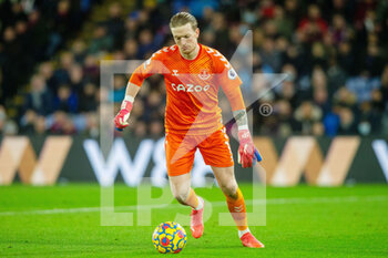 2021-12-12 - Everton goalkeeper Jordan Pickford during the English championship Premier League football match between Crystal Palace and Everton on December 12, 2021 at Selhurst Park in London, England - CRYSTAL PALACE VS EVERTON - ENGLISH PREMIER LEAGUE - SOCCER