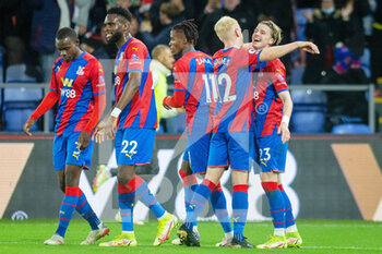 2021-12-12 - Crystal Palace midfielder Conor Gallagher (23) celebrates his goal 1-0 during the English championship Premier League football match between Crystal Palace and Everton on December 12, 2021 at Selhurst Park in London, England - CRYSTAL PALACE VS EVERTON - ENGLISH PREMIER LEAGUE - SOCCER