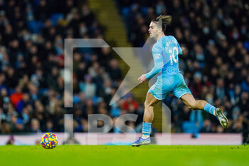 2021-12-14 - Manchester City midfielder Jack Grealish during the English championship Premier League football match between Manchester City and Leeds United on December 14, 2021 at the Etihad Stadium in Manchester, England - MANCHESTER CITY VS LEEDS UNITED - ENGLISH PREMIER LEAGUE - SOCCER
