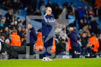 2021-12-14 - Marcelo Bielsa of Leeds United (Manager) during the English championship Premier League football match between Manchester City and Leeds United on December 14, 2021 at the Etihad Stadium in Manchester, England - MANCHESTER CITY VS LEEDS UNITED - ENGLISH PREMIER LEAGUE - SOCCER