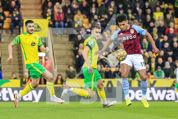 2021-12-14 - Ollie Watkins (11) of Aston Villa during the English championship Premier League football match between Norwich City and Aston Villa on December 14, 2021 at Carrow Road in Norwich, England - NORWICH CITY VS ASTON VILLA - ENGLISH PREMIER LEAGUE - SOCCER