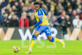 2021-12-15 - Southampton midfielder Nathan Tella during the English championship Premier League football match between Crystal Palace and Southampton on December 15, 2021 at Selhurst Park in London, England - CRYSTAL PALACE VS SOUTHAMPTON - ENGLISH PREMIER LEAGUE - SOCCER