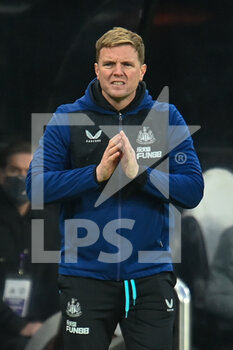 2021-12-19 - Eddie Howe, manager of Newcastle United during the English championship Premier League football match between Newcastle United and Manchester City on December 19, 2021 at St James's Park in Newcastle, England - NEWCASTLE UNITED VS MANCHESTER CITY - ENGLISH PREMIER LEAGUE - SOCCER