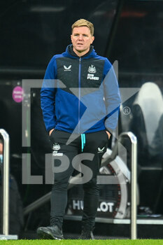 2021-12-19 - Eddie Howe, manager of Newcastle United during the English championship Premier League football match between Newcastle United and Manchester City on December 19, 2021 at St James's Park in Newcastle, England - NEWCASTLE UNITED VS MANCHESTER CITY - ENGLISH PREMIER LEAGUE - SOCCER