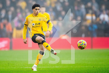 2021-12-19 - Ki-Jana Hoever of Wolverhampton during the English championship Premier League football match between Wolverhampton Wanderers and Chelsea on December 19, 2021 at Molineux in Wolverhampton, England - WOLVERHAMPTON WANDERERS VS CHELSEA - ENGLISH PREMIER LEAGUE - SOCCER