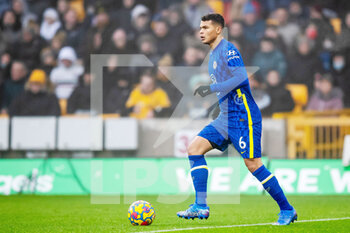 2021-12-19 - Chelsea defender Thiago Silva during the English championship Premier League football match between Wolverhampton Wanderers and Chelsea on December 19, 2021 at Molineux in Wolverhampton, England - WOLVERHAMPTON WANDERERS VS CHELSEA - ENGLISH PREMIER LEAGUE - SOCCER