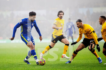 2021-12-19 - Chelsea defender Reece James during the English championship Premier League football match between Wolverhampton Wanderers and Chelsea on December 19, 2021 at Molineux in Wolverhampton, England - WOLVERHAMPTON WANDERERS VS CHELSEA - ENGLISH PREMIER LEAGUE - SOCCER