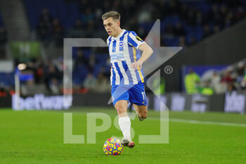 2021-12-27 - Brighton and Hove Albion midfielder Leandro Trossard (11) during the English championship Premier League football match between Brighton and Hove Albion and Brentford on December 26, 2021 at the American Express Community Stadium in Brighton and Hove, England - BRIGHTON AND HOVE ALBION VS BRENTFORD - ENGLISH PREMIER LEAGUE - SOCCER