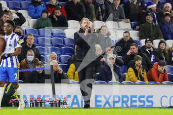 2021-12-27 - Brighton and Hove Albion manager Graham Potter during the English championship Premier League football match between Brighton and Hove Albion and Brentford on December 26, 2021 at the American Express Community Stadium in Brighton and Hove, England - BRIGHTON AND HOVE ALBION VS BRENTFORD - ENGLISH PREMIER LEAGUE - SOCCER