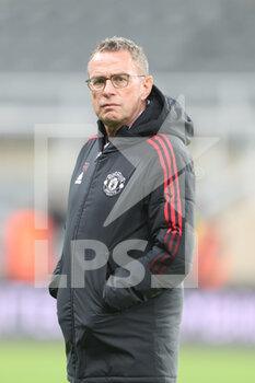 2021-12-27 - Manchester United Manager Ralf Rangnick ahead of the English championship Premier League football match between Newcastle United and Manchester United on December 27, 2021 at St James's Park in Newcastle, England - NEWCASTLE UNITED VS MANCHESTER UNITED - ENGLISH PREMIER LEAGUE - SOCCER