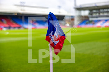2021-12-28 - Illustration corner flag ahead of the English championship Premier League football match between Crystal Palace and Norwich City on December 28, 2021 at Selhurst Park in London, England - CRYSTAL PALACE VS NORWICH CITY - ENGLISH PREMIER LEAGUE - SOCCER