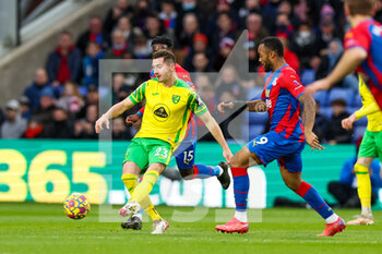 2021-12-28 - Kenny McLean (23) of Norwich City during the English championship Premier League football match between Crystal Palace and Norwich City on December 28, 2021 at Selhurst Park in London, England - CRYSTAL PALACE VS NORWICH CITY - ENGLISH PREMIER LEAGUE - SOCCER