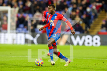 2021-12-28 - Tyrick Mitchell (3) of Crystal Palace during the English championship Premier League football match between Crystal Palace and Norwich City on December 28, 2021 at Selhurst Park in London, England - CRYSTAL PALACE VS NORWICH CITY - ENGLISH PREMIER LEAGUE - SOCCER