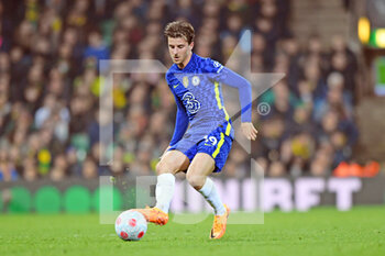 2021-03-10 - Chelsea midfielder Mason Mount during the English championship Premier League football match between Norwich City and Chelsea on March 10, 2022 at Carrow Road in Norwich, England - NORWICH CITY VS CHELSEA - ENGLISH PREMIER LEAGUE - SOCCER