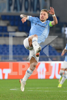 2021-12-09 - Ciro Immobile (SS Lazio)  during the UEFA Europa League football match between SS Lazio and Galatasaray at The Olympic Stadium in Rome on 09 December 2021. - SS LAZIO VS GALATASARAY FC - UEFA EUROPA LEAGUE - SOCCER