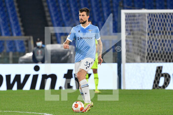2021-12-09 - Francesco Acerbi (SS Lazio)  during the UEFA Europa League football match between SS Lazio and Galatasaray at The Olympic Stadium in Rome on 09 December 2021. - SS LAZIO VS GALATASARAY FC - UEFA EUROPA LEAGUE - SOCCER