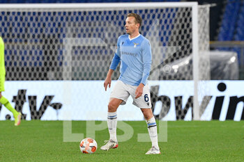 2021-12-09 - Lucas Leiva (SS Lazio)  during the UEFA Europa League football match between SS Lazio and Galatasaray at The Olympic Stadium in Rome on 09 December 2021. - SS LAZIO VS GALATASARAY FC - UEFA EUROPA LEAGUE - SOCCER