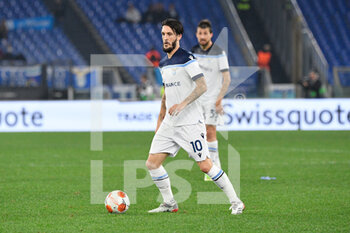 2021-10-21 - Luis Alberto (SS Lazio) during the UEFA Europa League football match between SS Lazio and Marsiglia at The Olympic Stadium in Rome on 21 October 2021. - SS LAZIO VS OLYMPIQUE DE MARSEILLE - UEFA EUROPA LEAGUE - SOCCER