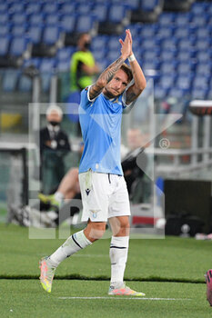 2021-09-30 - Ciro Immobile (SS Lazio)  during the UEFA Europa League football match between SS Lazio and Lokomotiv Mosca at The Olympic Stadium in Rome on 30 September 2021. - SS LAZIO VS LOKOMOTIV MOSCA - UEFA EUROPA LEAGUE - SOCCER