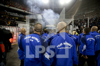 2021-09-30 - Incidents between supporters turks and supporters of Marseille during the UEFA Europa League, Group E football match between Olympique de Marseille (OM) and Galatasaray SK on September 30, 2021 at Stade Velodrome in Marseille, France - OLYMPIQUE DE MARSEILLE (OM) VS GALATASARAY SK - UEFA EUROPA LEAGUE - SOCCER
