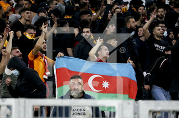 2021-09-30 - Turks supporters during the UEFA Europa League, Group E football match between Olympique de Marseille (OM) and Galatasaray SK on September 30, 2021 at Stade Velodrome in Marseille, France - OLYMPIQUE DE MARSEILLE (OM) VS GALATASARAY SK - UEFA EUROPA LEAGUE - SOCCER