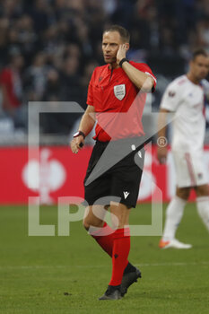 2021-09-30 - Referee Harald LECHNER during the UEFA Europa League, Group A football match between Olympique Lyonnais and Brondby IF on September 30, 2021 at Groupama stadium in Decines-Charpieu near Lyon, France - OLYMPIQUE LYONNAIS VS BRONDBY IF - UEFA EUROPA LEAGUE - SOCCER