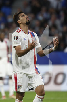 2021-09-30 - Lucas PAQUETA of Lyon during the UEFA Europa League, Group A football match between Olympique Lyonnais and Brondby IF on September 30, 2021 at Groupama stadium in Decines-Charpieu near Lyon, France - OLYMPIQUE LYONNAIS VS BRONDBY IF - UEFA EUROPA LEAGUE - SOCCER