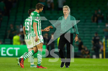 2021-10-21 - Manuel Pellegrini, head coach of Real Betis after the UEFA Europa League, Group G football match between Real Betis and Bayer 04 Leverkusen on October 21, 2021 at Benito Villamarin stadium in Sevilla, Spain - REAL BETIS VS BAYER 04 LEVERKUSEN - UEFA EUROPA LEAGUE - SOCCER