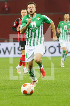2021-11-04 - Aitor Ruibal of Real Betis Balompie during the UEFA Europa League, Group G football match between Bayer Leverkusen and Real Betis Balompie on November 4, 2021 at BayArena in Leverkusen, Germany - BAYER LEVERKUSEN VS REAL BETIS BALOMPIE - UEFA EUROPA LEAGUE - SOCCER