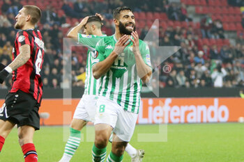 2021-11-04 - Nabil Fekir of Real Betis Balompie reacts during the UEFA Europa League, Group G football match between Bayer Leverkusen and Real Betis Balompie on November 4, 2021 at BayArena in Leverkusen, Germany - BAYER LEVERKUSEN VS REAL BETIS BALOMPIE - UEFA EUROPA LEAGUE - SOCCER