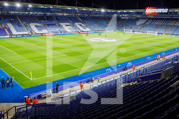 2021-11-04 - General view of the ground before the UEFA Europa League, Group C football match between Leicester City and Spartak Moscow on November 4, 2021 at the King Power Stadium in Leicester, England - LEICESTER CITY VS SPARTAK MOSCOW - UEFA EUROPA LEAGUE - SOCCER