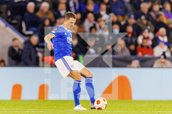 2021-11-04 - Leicester City Defender Jonny Evans during the UEFA Europa League, Group C football match between Leicester City and Spartak Moscow on November 4, 2021 at the King Power Stadium in Leicester, England - LEICESTER CITY VS SPARTAK MOSCOW - UEFA EUROPA LEAGUE - SOCCER