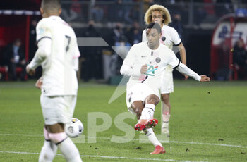 2021-12-19 - Abdou Diallo of PSG during the French Cup round of 32 football match between Entente Feignies-Aulnoye and Paris Saint Germain (PSG) on December 19, 2021 at Stade du Hainaut in Valenciennes, France - ENTENTE FEIGNIES-AULNOYE VS PARIS SAINT GERMAIN (PSG) - FRENCH CUP - SOCCER