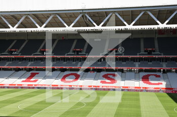 2021-08-14 - Stadium LOSC during the French championship Ligue 1 football match between LOSC Lille and OGC Nice on August 14, 2021 at Pierre Mauroy stadium in Villeneuve-d'Ascq near Lille, France - Photo Laurent Sanson / LS Medianord / DPPI - LOSC LILLE VS OGC NICE - FRENCH LIGUE 1 - SOCCER