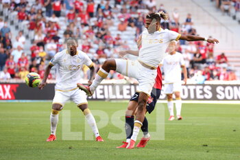 2021-08-14 - Duel TODIBO 25 Nice and YILMAZ 17 LOSC during the French championship Ligue 1 football match between LOSC Lille and OGC Nice on August 14, 2021 at Pierre Mauroy stadium in Villeneuve-d'Ascq near Lille, France - Photo Laurent Sanson / LS Medianord / DPPI - LOSC LILLE VS OGC NICE - FRENCH LIGUE 1 - SOCCER