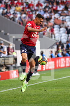 2021-08-14 - CELIK 2 LOSC during the French championship Ligue 1 football match between LOSC Lille and OGC Nice on August 14, 2021 at Pierre Mauroy stadium in Villeneuve-d'Ascq near Lille, France - Photo Laurent Sanson / LS Medianord / DPPI - LOSC LILLE VS OGC NICE - FRENCH LIGUE 1 - SOCCER