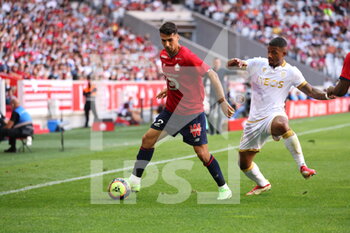 2021-08-14 - CELIK 2 LOSC during the French championship Ligue 1 football match between LOSC Lille and OGC Nice on August 14, 2021 at Pierre Mauroy stadium in Villeneuve-d'Ascq near Lille, France - Photo Laurent Sanson / LS Medianord / DPPI - LOSC LILLE VS OGC NICE - FRENCH LIGUE 1 - SOCCER