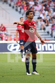 2021-08-14 - Benjamin ANDRE 21 LOSC during the French championship Ligue 1 football match between LOSC Lille and OGC Nice on August 14, 2021 at Pierre Mauroy stadium in Villeneuve-d'Ascq near Lille, France - Photo Laurent Sanson / LS Medianord / DPPI - LOSC LILLE VS OGC NICE - FRENCH LIGUE 1 - SOCCER