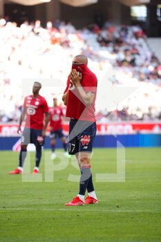 2021-08-14 - Bural Yilmaz 17 LOSC during the French championship Ligue 1 football match between LOSC Lille and OGC Nice on August 14, 2021 at Pierre Mauroy stadium in Villeneuve-d'Ascq near Lille, France - Photo Laurent Sanson / LS Medianord / DPPI - LOSC LILLE VS OGC NICE - FRENCH LIGUE 1 - SOCCER