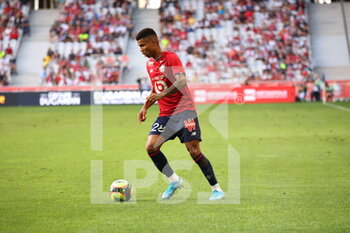 2021-08-14 - Reinildo 28 LOSC during the French championship Ligue 1 football match between LOSC Lille and OGC Nice on August 14, 2021 at Pierre Mauroy stadium in Villeneuve-d'Ascq near Lille, France - Photo Laurent Sanson / LS Medianord / DPPI - LOSC LILLE VS OGC NICE - FRENCH LIGUE 1 - SOCCER