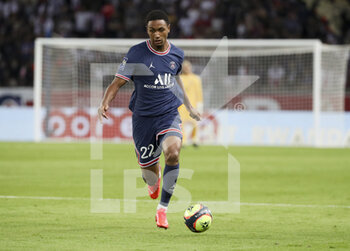 2021-08-14 - Abdou Diallo of PSG during the French championship Ligue 1 football match between Paris Saint-Germain and RC Strasbourg on August 14, 2021 at Parc des Princes stadium in Paris, France - Photo Jean Catuffe / DPPI - PARIS SAINT-GERMAIN VS RC STRASBOURG - FRENCH LIGUE 1 - SOCCER