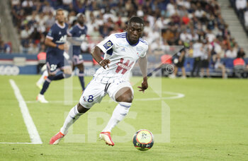 2021-08-14 - Majeed Waris of Strasbourg during the French championship Ligue 1 football match between Paris Saint-Germain and RC Strasbourg on August 14, 2021 at Parc des Princes stadium in Paris, France - Photo Jean Catuffe / DPPI - PARIS SAINT-GERMAIN VS RC STRASBOURG - FRENCH LIGUE 1 - SOCCER