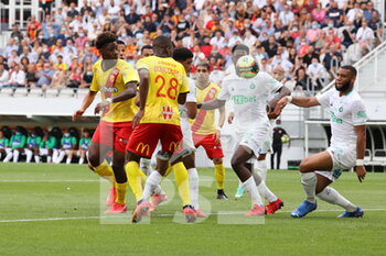 2021-08-15 - Action during the French championship Ligue 1 football match between RC Lens and AS Saint-Etienne on August 15, 2021 at Bollaert-Delelis stadium in Lens, France - Photo Laurent Sanson / LS Medianord / DPPI - RC LENS VS AS SAINT-ETIENNE - FRENCH LIGUE 1 - SOCCER