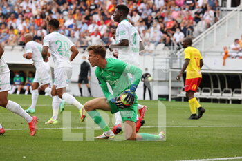 2021-08-15 - Etienne GREEN goalkeeper Saint-Etienne during the French championship Ligue 1 football match between RC Lens and AS Saint-Etienne on August 15, 2021 at Bollaert-Delelis stadium in Lens, France - Photo Laurent Sanson / LS Medianord / DPPI - RC LENS VS AS SAINT-ETIENNE - FRENCH LIGUE 1 - SOCCER
