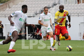 2021-08-15 - Seko Fofana 8 captain Lens during the French championship Ligue 1 football match between RC Lens and AS Saint-Etienne on August 15, 2021 at Bollaert-Delelis stadium in Lens, France - Photo Laurent Sanson / LS Medianord / DPPI - RC LENS VS AS SAINT-ETIENNE - FRENCH LIGUE 1 - SOCCER
