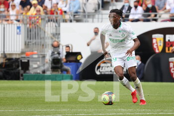 2021-08-15 - Yvan NEYOU 19 Saint-Etienne during the French championship Ligue 1 football match between RC Lens and AS Saint-Etienne on August 15, 2021 at Bollaert-Delelis stadium in Lens, France - Photo Laurent Sanson / LS Medianord / DPPI - RC LENS VS AS SAINT-ETIENNE - FRENCH LIGUE 1 - SOCCER