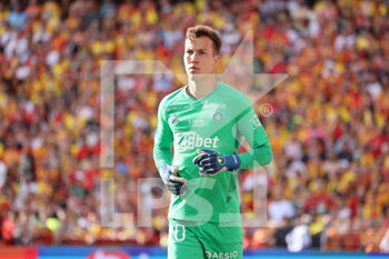 2021-08-15 - Etienne Green goalkeeper 40 Saint-Etienne during the French championship Ligue 1 football match between RC Lens and AS Saint-Etienne on August 15, 2021 at Bollaert-Delelis stadium in Lens, France - Photo Laurent Sanson / LS Medianord / DPPI - RC LENS VS AS SAINT-ETIENNE - FRENCH LIGUE 1 - SOCCER