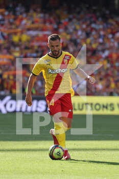 2021-08-15 - Jonathan Gradit 24 Lens during the French championship Ligue 1 football match between RC Lens and AS Saint-Etienne on August 15, 2021 at Bollaert-Delelis stadium in Lens, France - Photo Laurent Sanson / LS Medianord / DPPI - RC LENS VS AS SAINT-ETIENNE - FRENCH LIGUE 1 - SOCCER