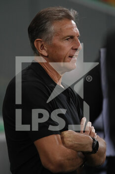 2021-08-21 - Claude PUEL coach of Saint Etienne during the French championship Ligue 1 football match between AS Saint-Etienne and LOSC Lille on August 21, 2021 at Geoffroy-Guichard stadium in Saint-Etienne, France - Photo Romain Biard / Isports / DPPI - AS SAINT-ETIENNE (ASSE) VS LILLE OSC (LOSC) - FRENCH LIGUE 1 - SOCCER