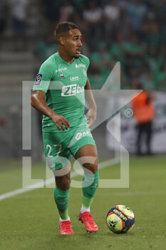 2021-08-21 - Yvann MACON of Saint Etienne during the French championship Ligue 1 football match between AS Saint-Etienne and LOSC Lille on August 21, 2021 at Geoffroy-Guichard stadium in Saint-Etienne, France - Photo Romain Biard / Isports / DPPI - AS SAINT-ETIENNE (ASSE) VS LILLE OSC (LOSC) - FRENCH LIGUE 1 - SOCCER